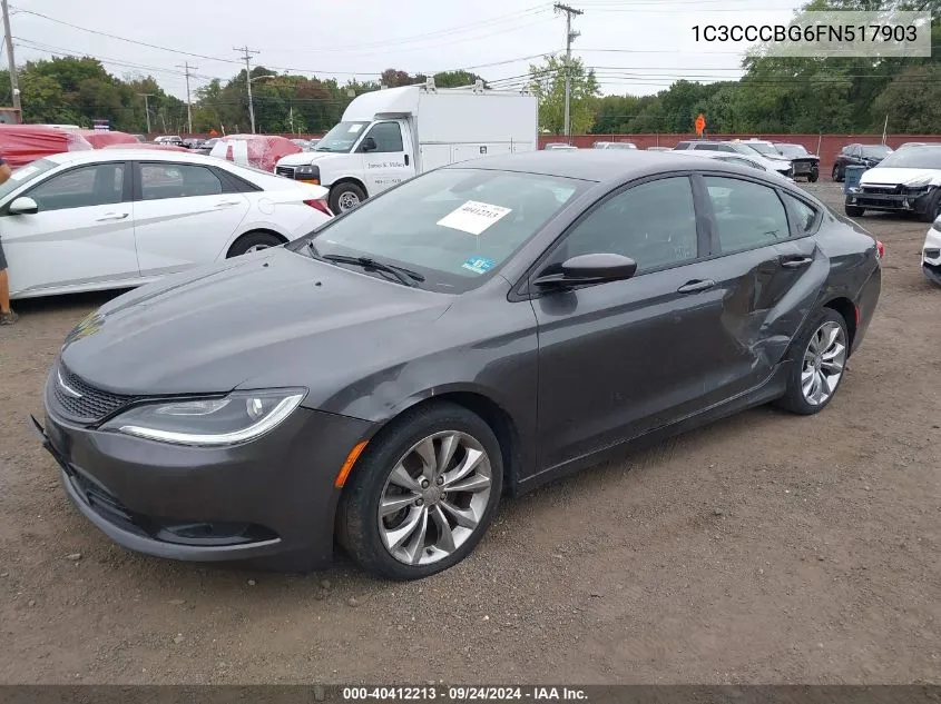 2015 Chrysler 200 S VIN: 1C3CCCBG6FN517903 Lot: 40412213