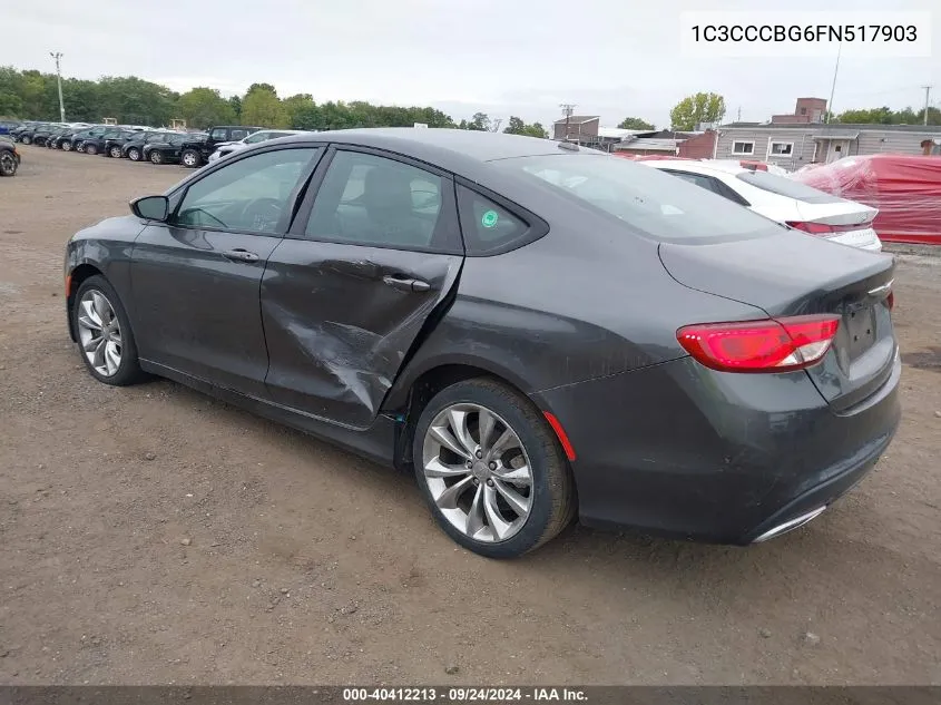 2015 Chrysler 200 S VIN: 1C3CCCBG6FN517903 Lot: 40412213