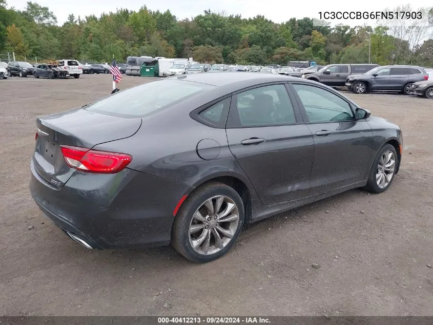 2015 Chrysler 200 S VIN: 1C3CCCBG6FN517903 Lot: 40412213