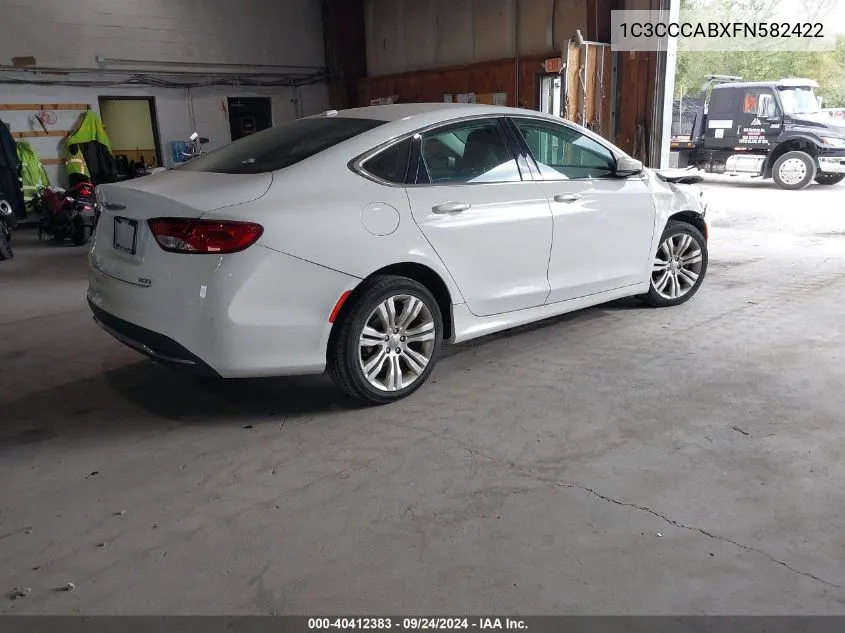 1C3CCCABXFN582422 2015 Chrysler 200 Limited