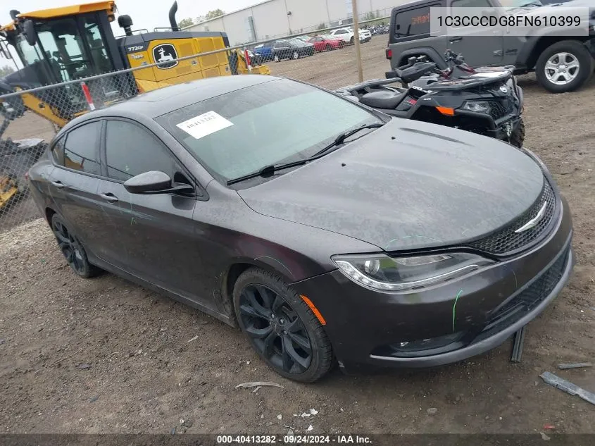 2015 Chrysler 200 S VIN: 1C3CCCDG8FN610399 Lot: 40413282