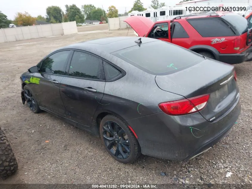 2015 Chrysler 200 S VIN: 1C3CCCDG8FN610399 Lot: 40413282