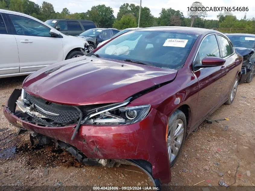 1C3CCCABXFN654686 2015 Chrysler 200 Limited