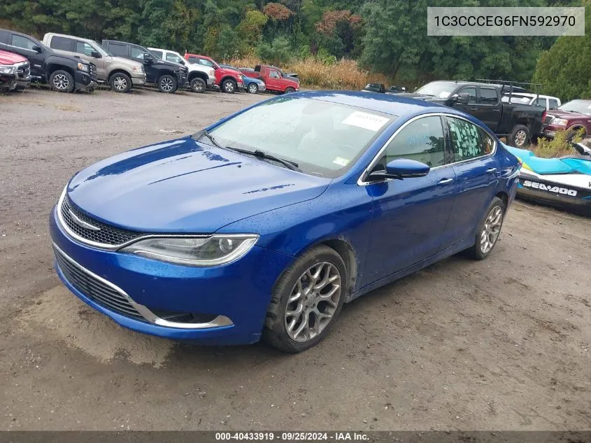 1C3CCCEG6FN592970 2015 Chrysler 200 C