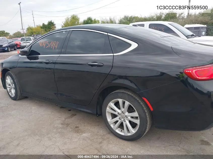 2015 Chrysler 200 C VIN: 1C3CCCCB3FN559500 Lot: 40437494