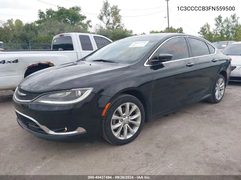 2015 Chrysler 200 C VIN: 1C3CCCCB3FN559500 Lot: 40437494