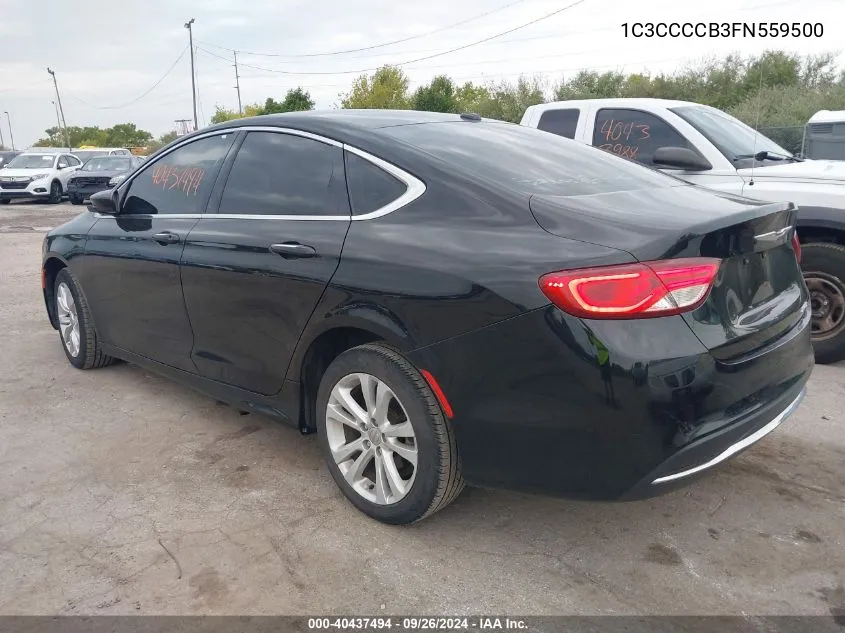 2015 Chrysler 200 C VIN: 1C3CCCCB3FN559500 Lot: 40437494