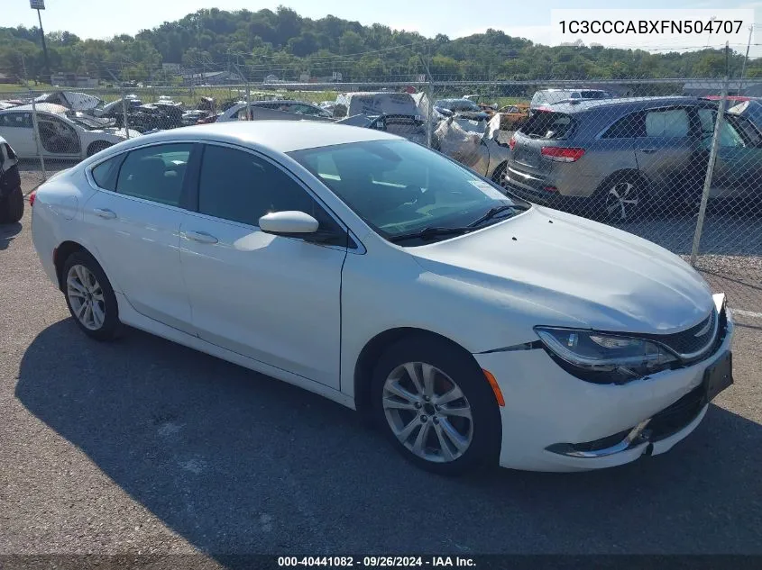 1C3CCCABXFN504707 2015 Chrysler 200 Limited