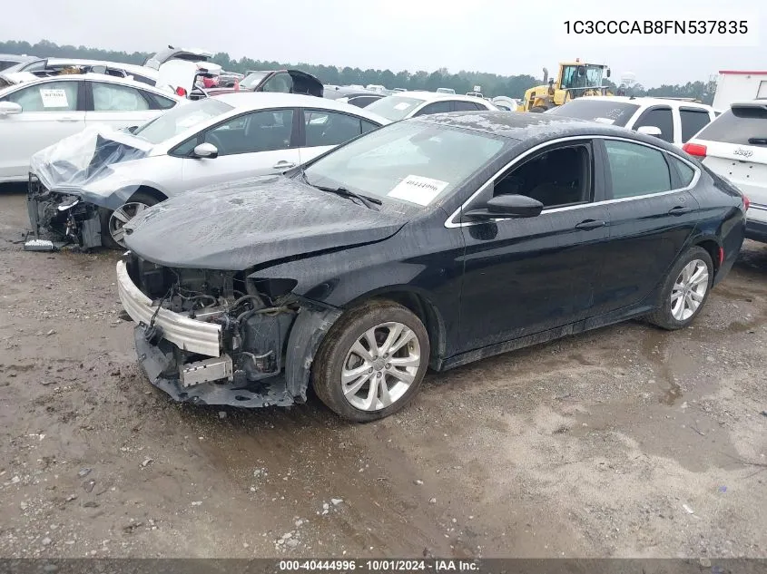 1C3CCCAB8FN537835 2015 Chrysler 200 Limited