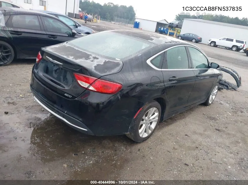 1C3CCCAB8FN537835 2015 Chrysler 200 Limited