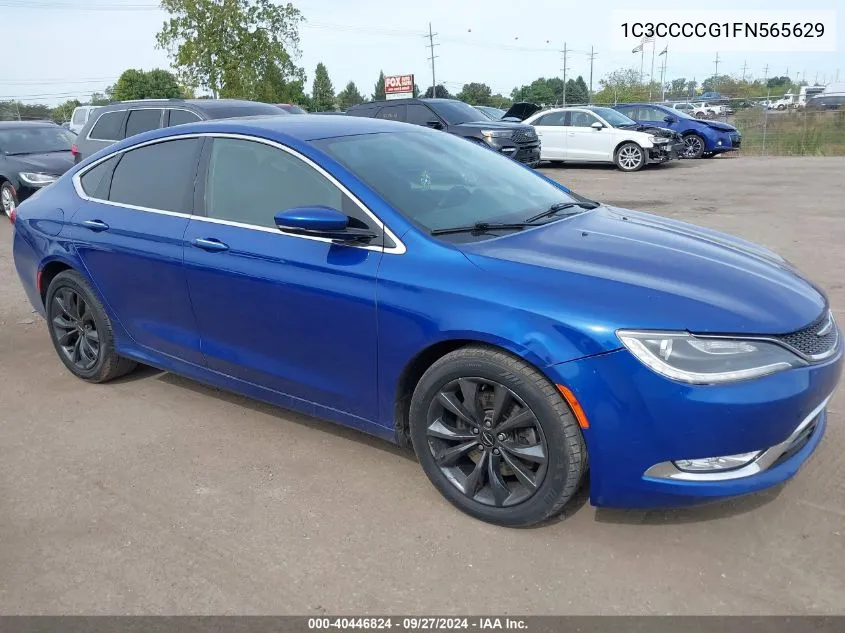 2015 Chrysler 200 C VIN: 1C3CCCCG1FN565629 Lot: 40446824