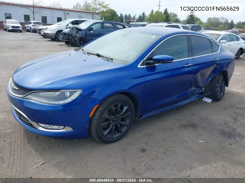 2015 Chrysler 200 C VIN: 1C3CCCCG1FN565629 Lot: 40446824