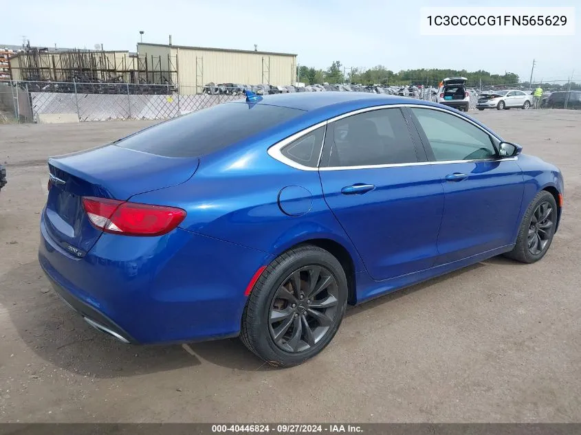 2015 Chrysler 200 C VIN: 1C3CCCCG1FN565629 Lot: 40446824