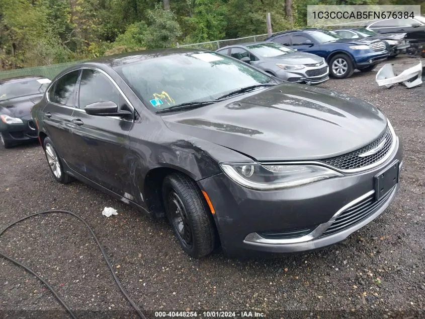 2015 Chrysler 200 Limited VIN: 1C3CCCAB5FN676384 Lot: 40448254