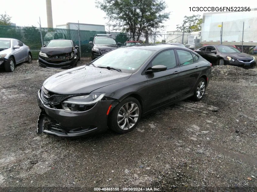 2015 Chrysler 200 S VIN: 1C3CCCBG6FN522356 Lot: 40465150