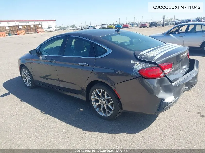 1C3CCCEGXFN711846 2015 Chrysler 200 C