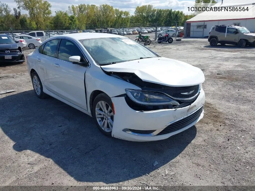 1C3CCCAB6FN586564 2015 Chrysler 200 Limited