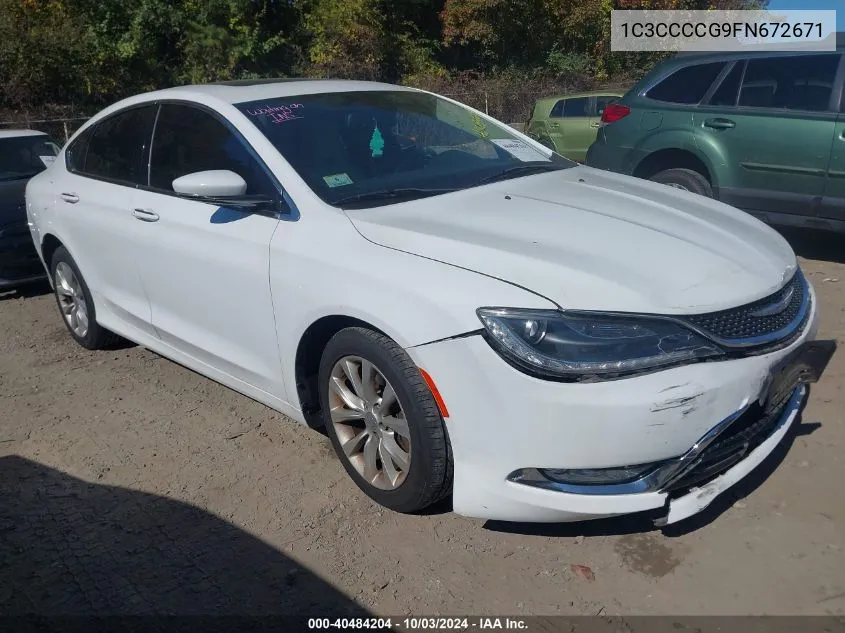 2015 Chrysler 200 C VIN: 1C3CCCCG9FN672671 Lot: 40484204