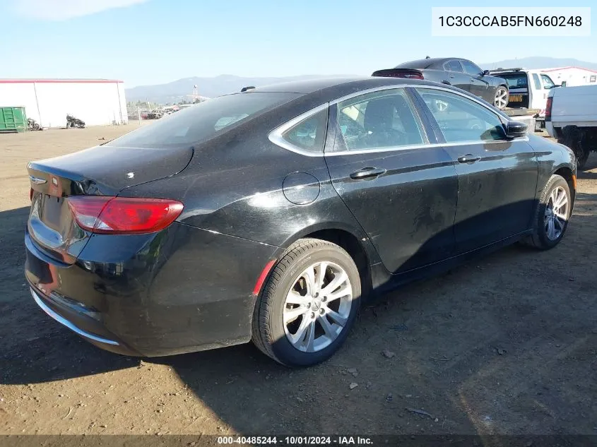 1C3CCCAB5FN660248 2015 Chrysler 200 Limited