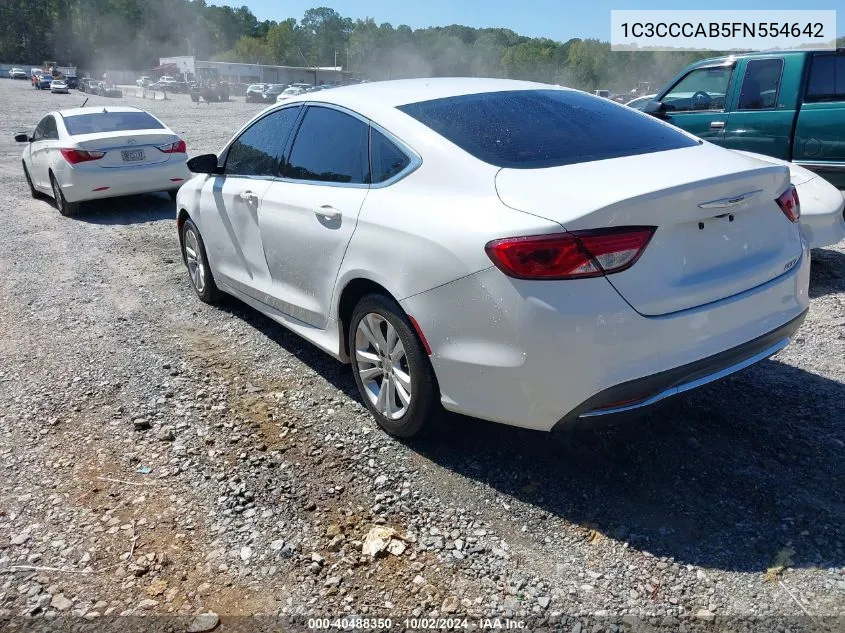 1C3CCCAB5FN554642 2015 Chrysler 200 Limited