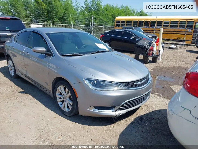 2015 Chrysler 200 Limited VIN: 1C3CCCAB5FN665465 Lot: 40490235