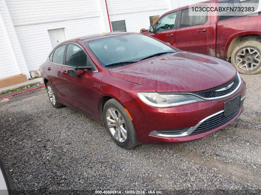 2015 Chrysler 200 Limited VIN: 1C3CCCABXFN732383 Lot: 40506914