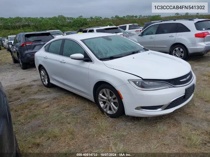 2015 Chrysler 200 Limited VIN: 1C3CCCAB4FN541302 Lot: 40514733