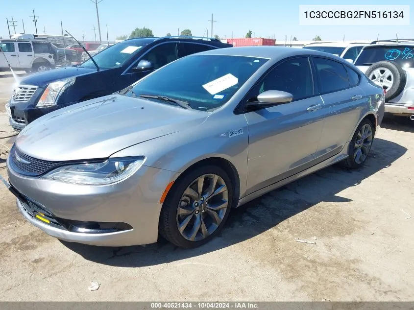 2015 Chrysler 200 S VIN: 1C3CCCBG2FN516134 Lot: 40521434