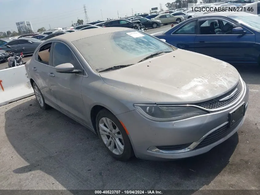 2015 Chrysler 200 Limited VIN: 1C3CCCAB8FN627146 Lot: 40523707