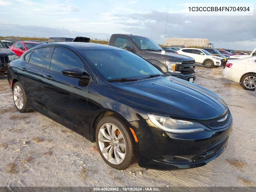 2015 Chrysler 200 S VIN: 1C3CCCBB4FN704934 Lot: 40528962