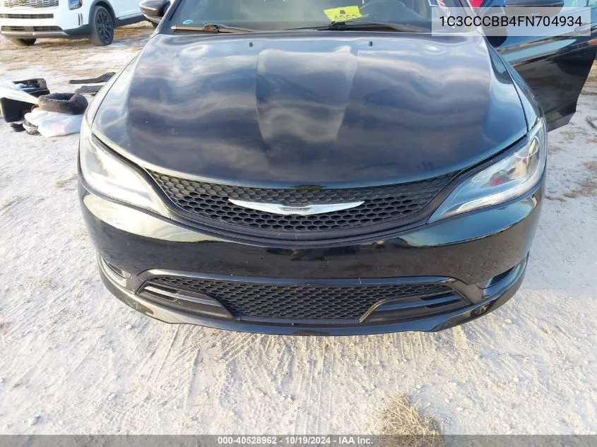 2015 Chrysler 200 S VIN: 1C3CCCBB4FN704934 Lot: 40528962