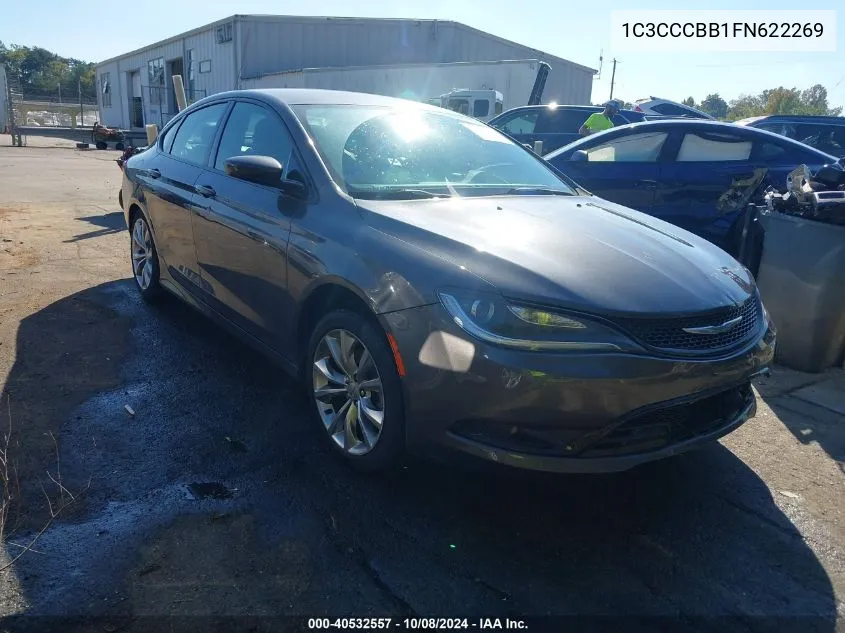 2015 Chrysler 200 S VIN: 1C3CCCBB1FN622269 Lot: 40532557