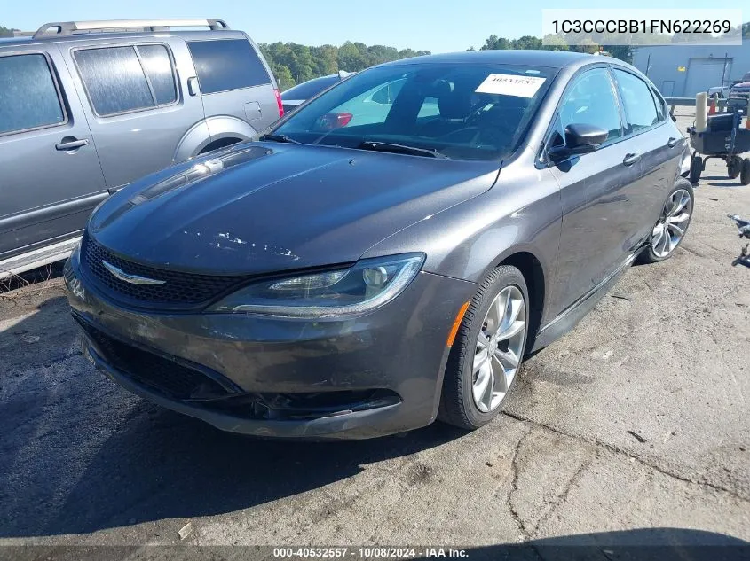 2015 Chrysler 200 S VIN: 1C3CCCBB1FN622269 Lot: 40532557