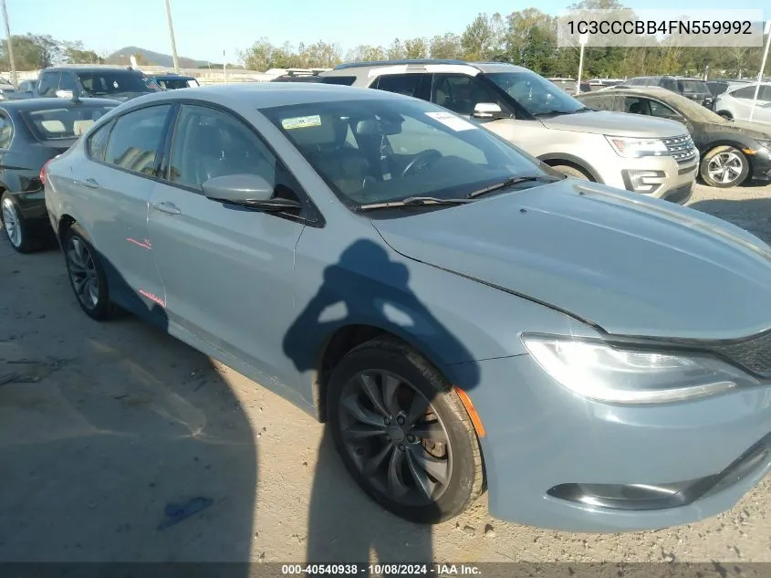 2015 Chrysler 200 S VIN: 1C3CCCBB4FN559992 Lot: 40540938