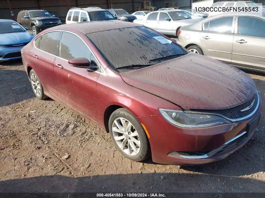 2015 Chrysler 200 C VIN: 1C3CCCCB6FN545543 Lot: 40541583