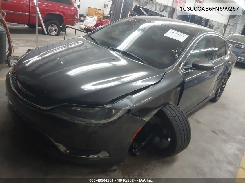 2015 Chrysler 200 Limited VIN: 1C3CCCAB6FN699267 Lot: 40564261