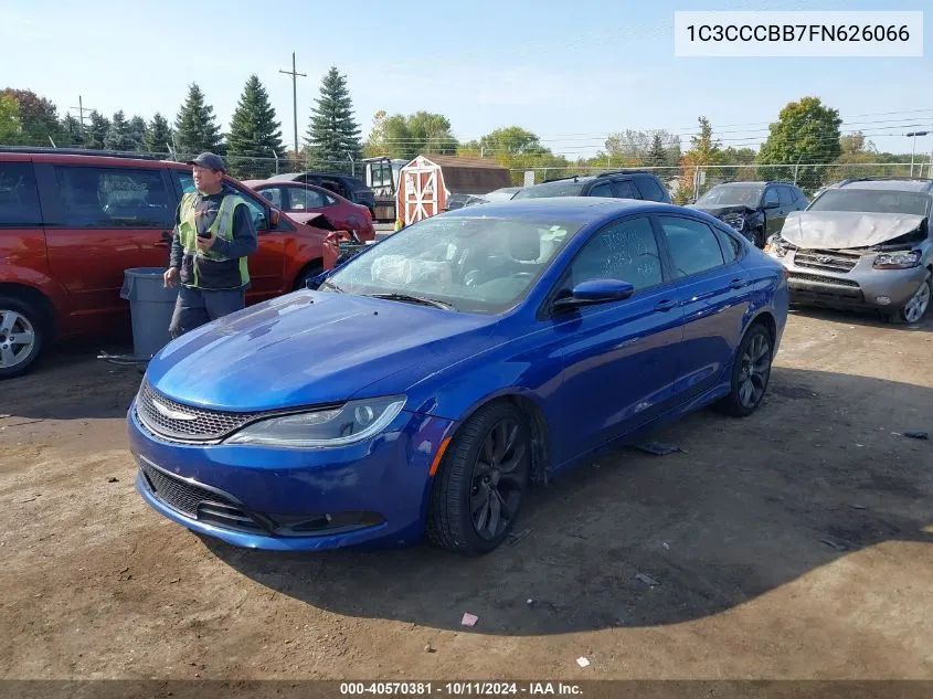 2015 Chrysler 200 S VIN: 1C3CCCBB7FN626066 Lot: 40570381