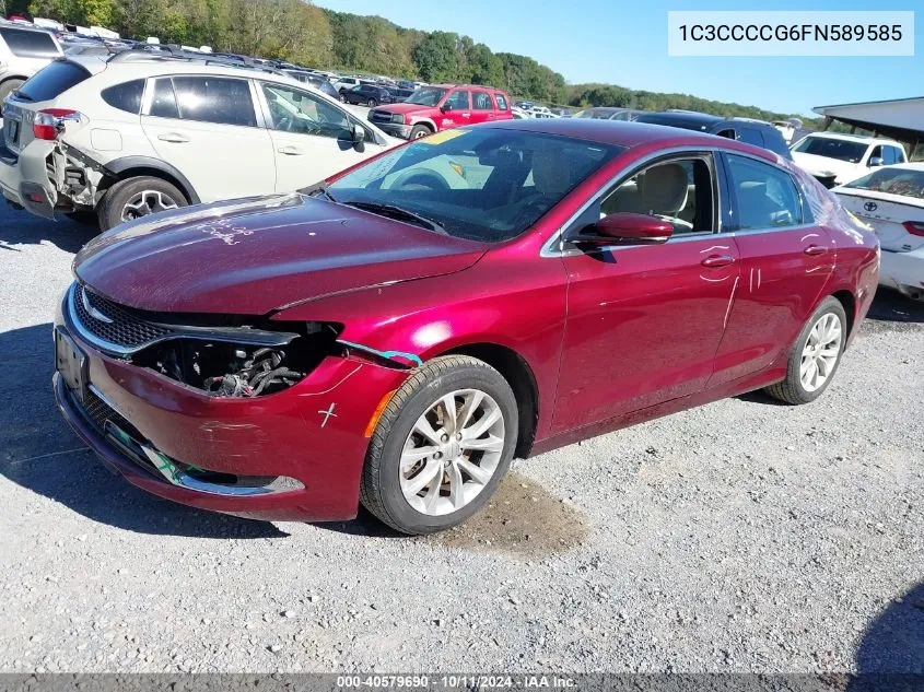 2015 Chrysler 200 C VIN: 1C3CCCCG6FN589585 Lot: 40579690