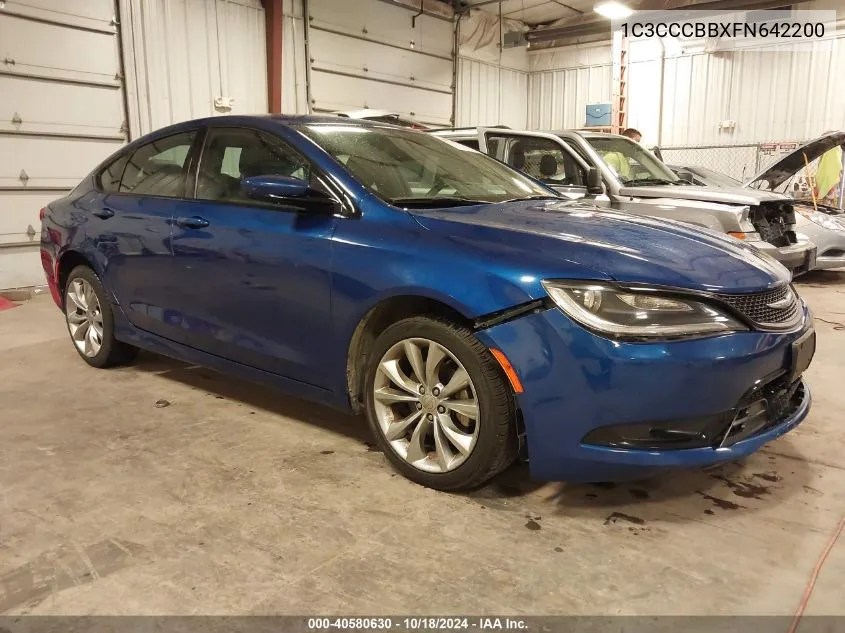 2015 Chrysler 200 S VIN: 1C3CCCBBXFN642200 Lot: 40580630