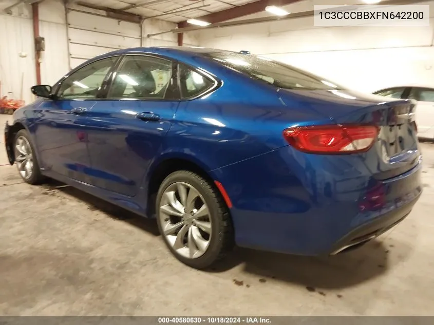 2015 Chrysler 200 S VIN: 1C3CCCBBXFN642200 Lot: 40580630