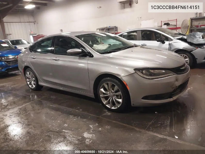 2015 Chrysler 200 S VIN: 1C3CCCBB4FN614151 Lot: 40609850