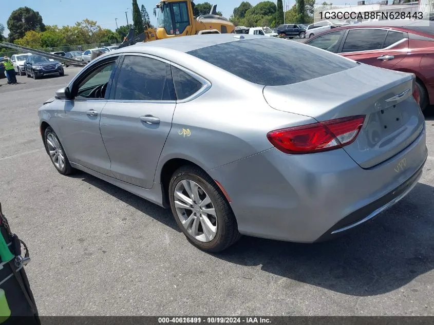 2015 Chrysler 200 Limited VIN: 1C3CCCAB8FN628443 Lot: 40616491