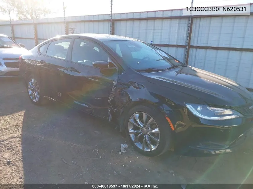 2015 Chrysler 200 S VIN: 1C3CCCBB0FN620531 Lot: 40619597