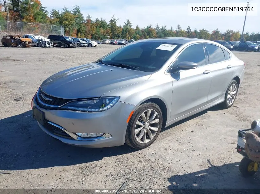 2015 Chrysler 200 C VIN: 1C3CCCCG8FN519764 Lot: 40620555