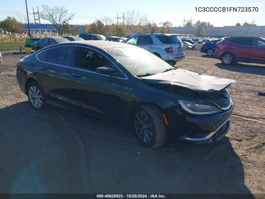 2015 Chrysler 200 C VIN: 1C3CCCCB1FN723570 Lot: 40628923