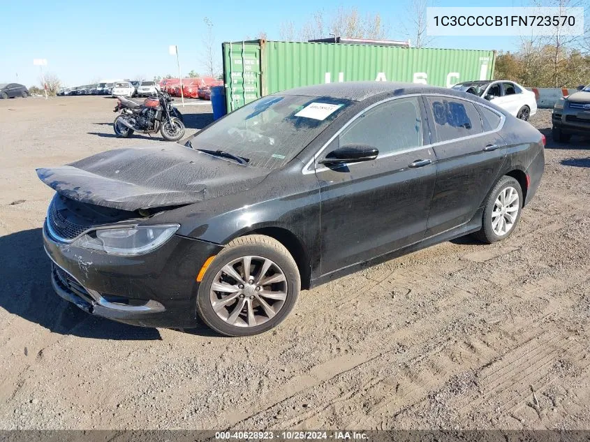 2015 Chrysler 200 C VIN: 1C3CCCCB1FN723570 Lot: 40628923