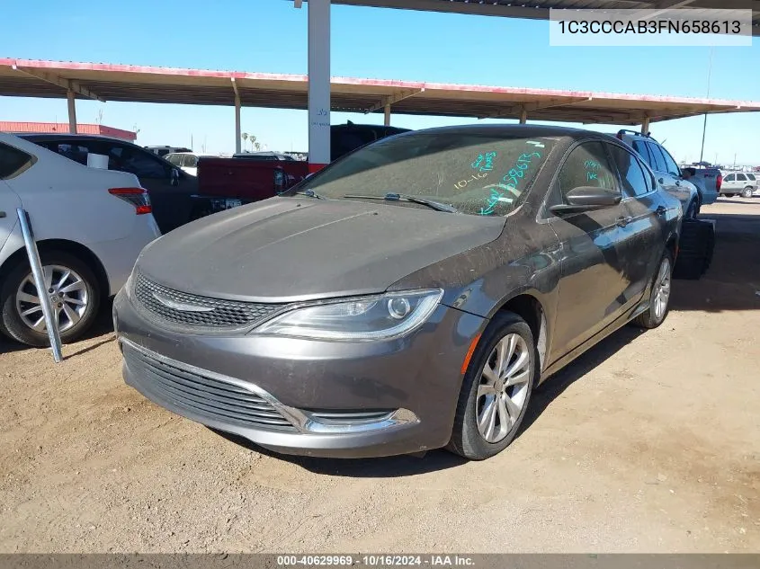 1C3CCCAB3FN658613 2015 Chrysler 200 Limited