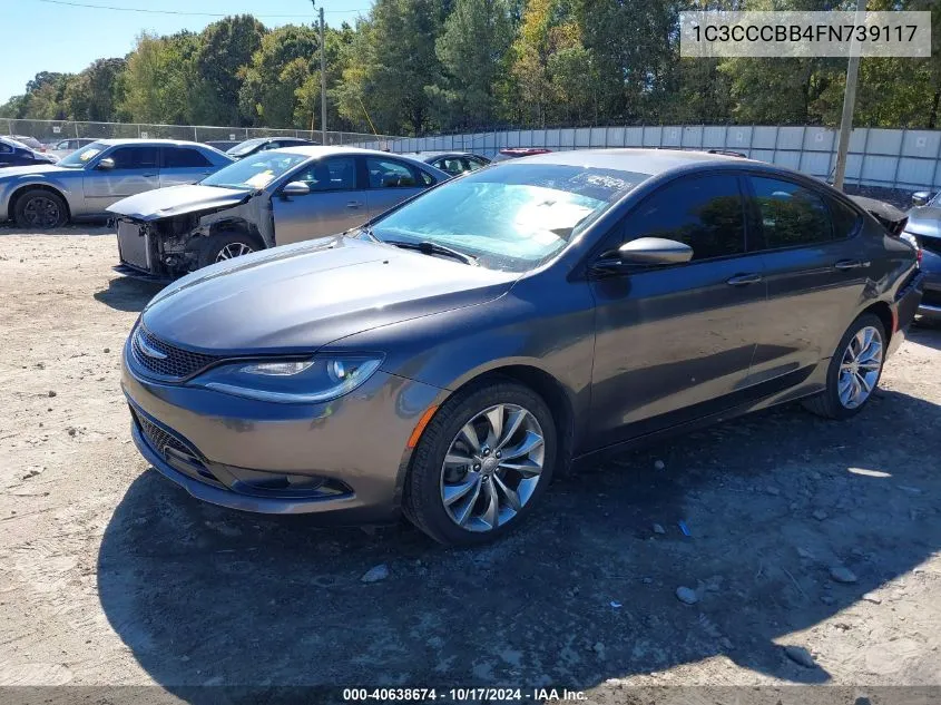 1C3CCCBB4FN739117 2015 Chrysler 200 S