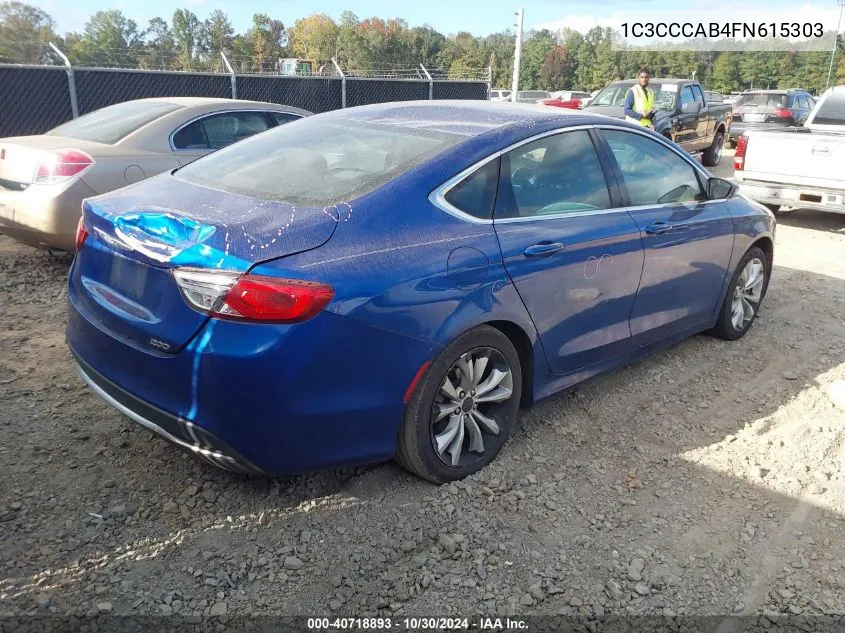 1C3CCCAB4FN615303 2015 Chrysler 200 Limited