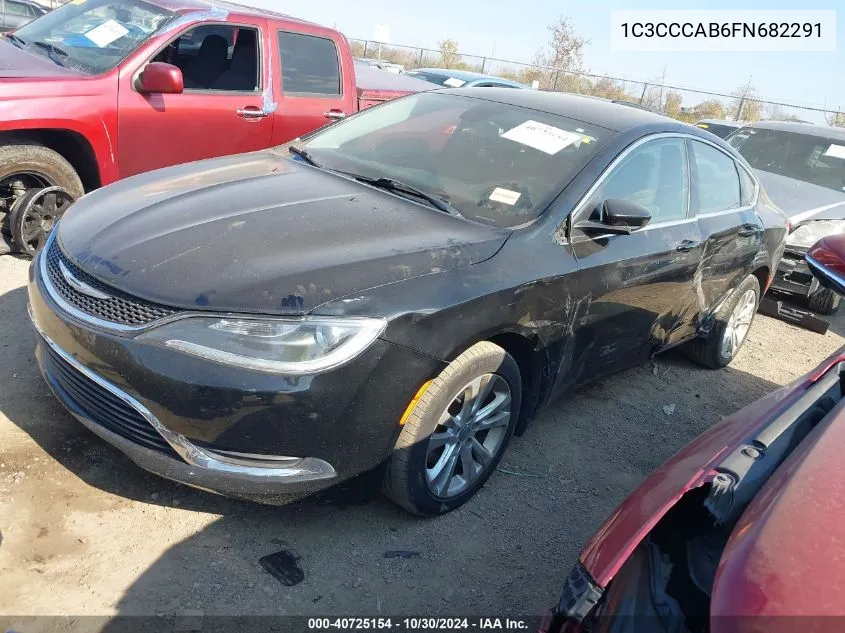 2015 Chrysler 200 Limited VIN: 1C3CCCAB6FN682291 Lot: 40725154